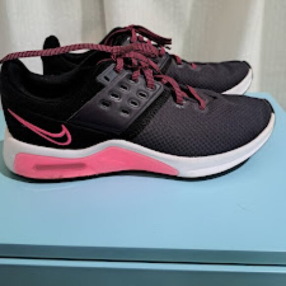 NIKE AIR MAX BELLA TR 4 BLACK HYPER PINK SNEAKERS TRAINING SHOES GYMNASTIC SHOES - Picture 4 of 8